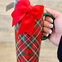 Christmas Plaid - Travel Mug 22oz