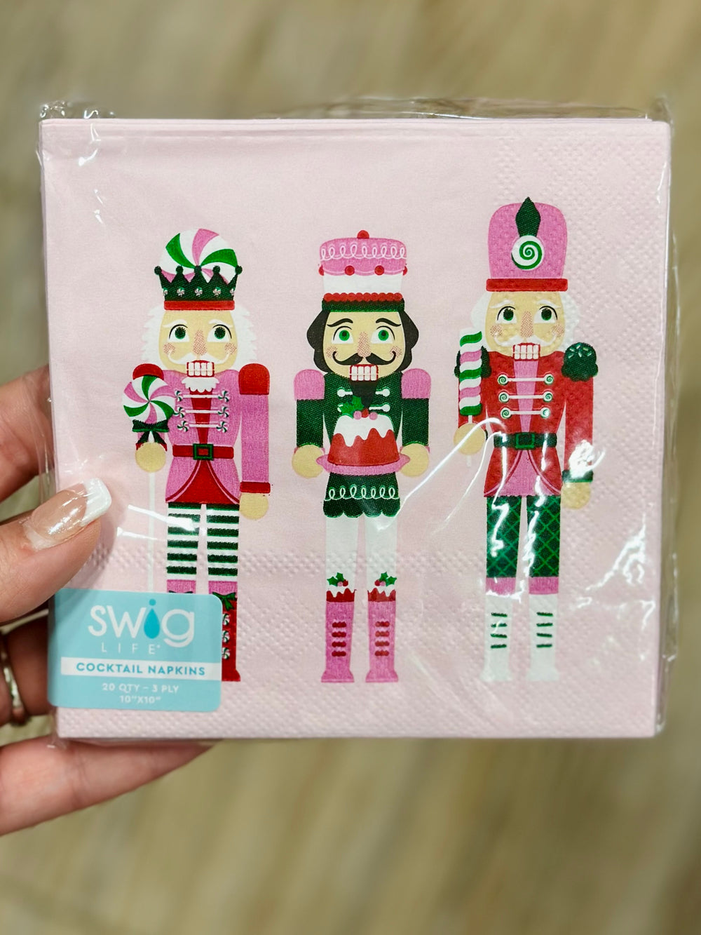 Sugar Plum Soldiers Cocktail Napkins