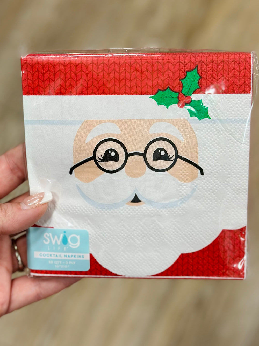Mr Claus Cocktail Napkins
