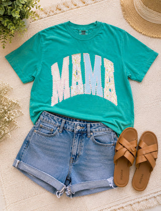 Pink Floral Mama Tee