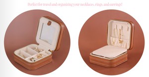 Leather Jewelry Case - Ivory