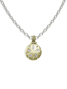 K3977-AF03 - Sand Dollar Slide Necklace