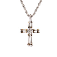 K5006-A0F5 - Canias Collection - Double-Row Cross with 18" Chain