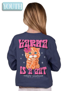 Karma Cat Tee Simply Southern