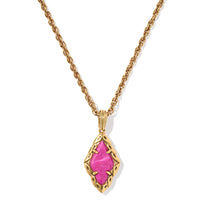 Meet your new must-have: the Adeline Vintage Gold Short Pendant Necklace! 💖 Inspired by our bestselling Abbie shape, this teardrop pendant features bold color, vintage-inspired metal, and thoughtful design details for an artful, antique feel. Perfect for layering or wearing solo to elevate any outfit.