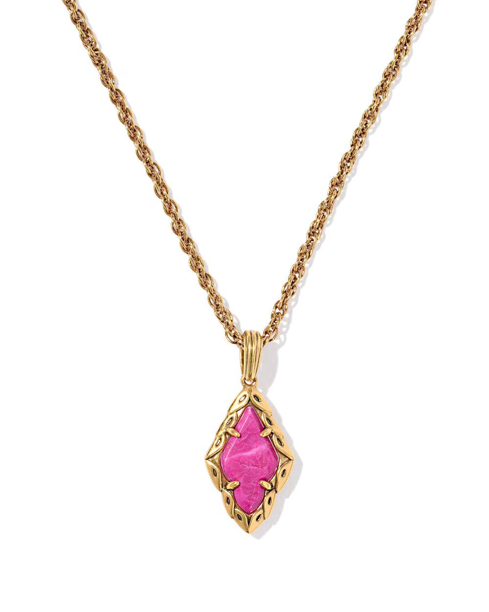 Meet your new must-have: the Adeline Vintage Gold Short Pendant Necklace! 💖 Inspired by our bestselling Abbie shape, this teardrop pendant features bold color, vintage-inspired metal, and thoughtful design details for an artful, antique feel. Perfect for layering or wearing solo to elevate any outfit.