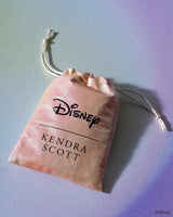 Disney | Kendra Scott Silver Mickey Mouse and Minnie Strand Necklace in White Crystal

