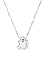 Ghost Silver Short Pendant Necklace
