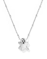 Ghost Silver Short Pendant Necklace
