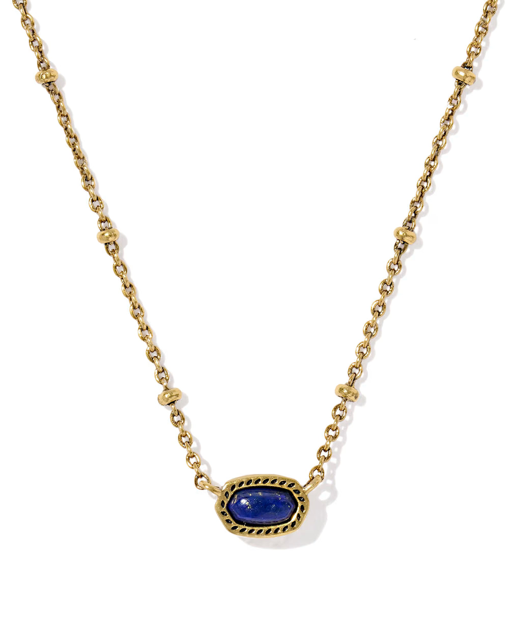 Our bestselling icon just got daintier (and cuter!) 💕 The Mini Elisa Vintage Gold Satellite Short Pendant Necklace brings a fresh twist to our signature style, now set on a textured satellite chain for added detail. Perfect for minimalists or for layering a pop of color, this necklace is designed to shine in any stack.