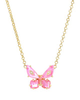 Bianca Butterfly Gold Pink Mix Pendant Necklace
Kendra Scott Necklace 
Kendra Scott Butterfly 
