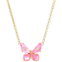 Bianca Butterfly Gold Pink Mix Pendant Necklace
Kendra Scott Necklace 
Kendra Scott Butterfly 