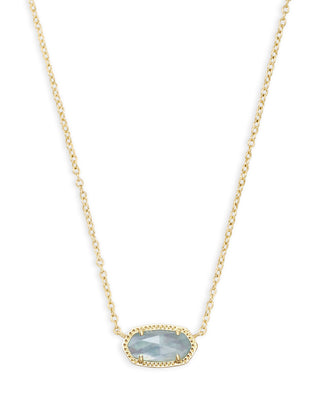 Elisa Gold Pendant Necklace in Light Blue Illusion
kendra scott necklace