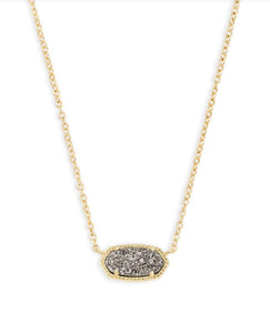 Elisa Gold Pendant Necklace in Platinum Drusy
Kendra Scott Necklace