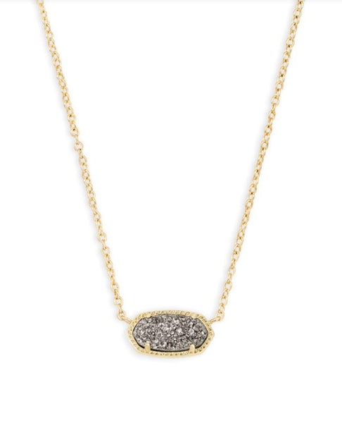 Elisa Gold Pendant Necklace in Platinum Drusy
Kendra Scott Necklace