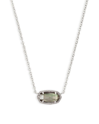 Elisa Necklace Silver in Black Mother of Pearl
Kendra Scott Necklace