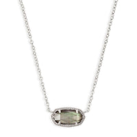 Elisa Necklace Silver in Black Mother of Pearl
Kendra Scott Necklace