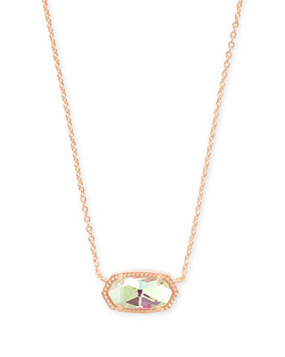 Kendra Scott Elisa Rose Gold Pendant Necklace in Dichroic Glass
Kendra Scott Necklace