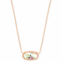 Kendra Scott Elisa Rose Gold Pendant Necklace in Dichroic Glass
Kendra Scott Necklace