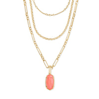 Elisa Triple Strand Necklace Gold in Coral Illusion
Kendra Scott Multi Strand Necklace 
Kendra Scott