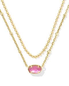 Kendra Scott | Emilie Gold Multi Strand Necklace in Azalea Illusion