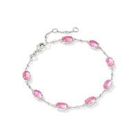 Kendra Scott | Emilie Silver Chain Bracelet in Azalea Illusion