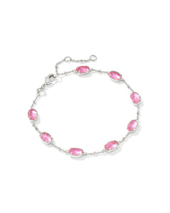 Kendra Scott | Emilie Silver Chain Bracelet in Azalea Illusion