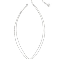 Kendra Scott | Emilie Silver Multi Strand Necklace in Azalea Illusion