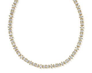 Brand | Kendra Scott
Style | Fate tennis necklace
Color | Gold
Detailing | Continuous line of cubic zirconia
Length | 20-inch total chain