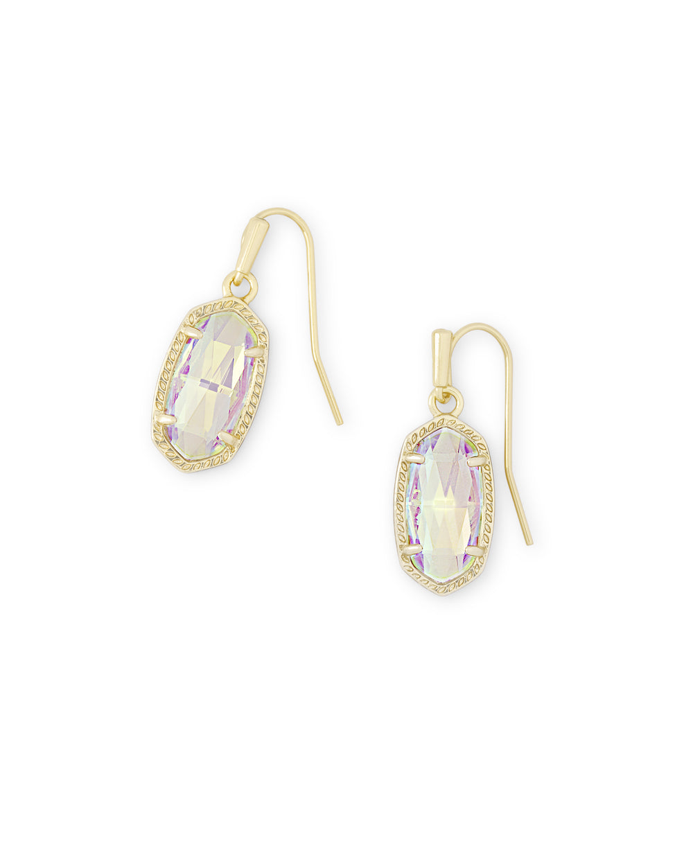 Kendra Scott Earring 
Lee Gold Drop Earrings in Dichroic Glass
Kendra Scott