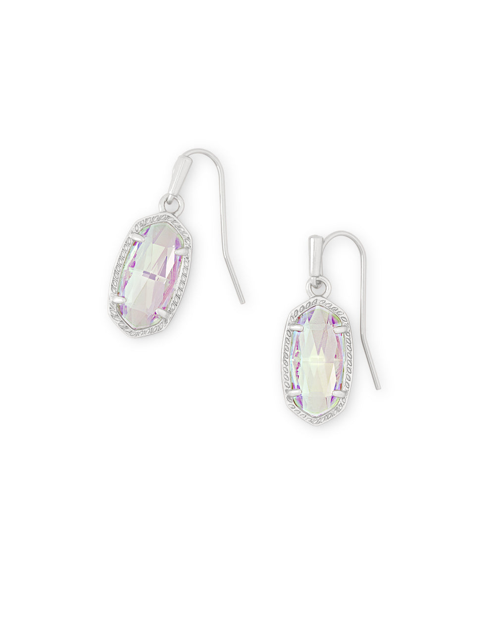 Kendra Scott Earrings 
Kendra scott 

Lee Silver Drop Earrings in Dichroic Glass
