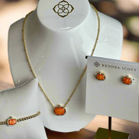 Kendra Scott 
Pumpkin Kendra scott 
Fall jewelry
 seasonal jewelry for fall
on-trend fall accessories
pumpkin patch accessory
unique fall jewelry