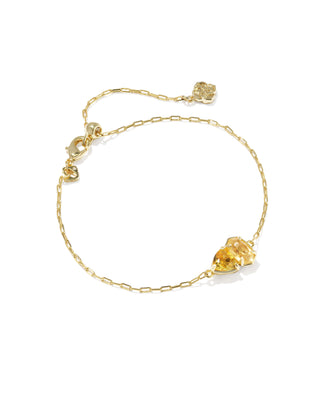 Tatum Gold Delicate Chain Bracelet in Golden Yellow Mix