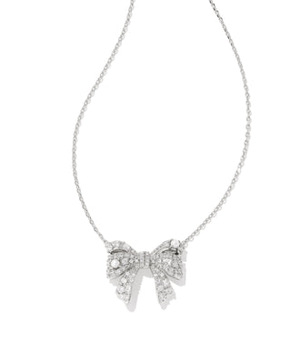 Which style are you bound to get tons of compliments wearing? The Krista Silver Bow Short Pendant Necklace in White Mix, of course! This sweet style is embellished with a radiant blend of crystals and cultured freshwater pearls for maximum impact.