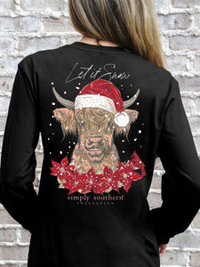 Snow Cow Long Sleeve Tee