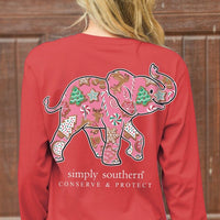 Track Elephant Cookie Tee