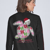 Youth Tracking Turtle XMAS Long Sleeve Tee