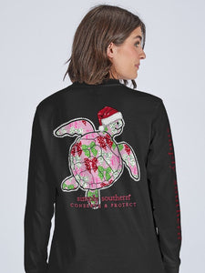 Youth Tracking Turtle XMAS Long Sleeve Tee