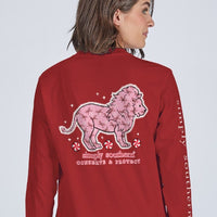Youth Tracking Lion Candy Long Sleeve Tee