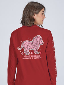 Youth Tracking Lion Candy Long Sleeve Tee