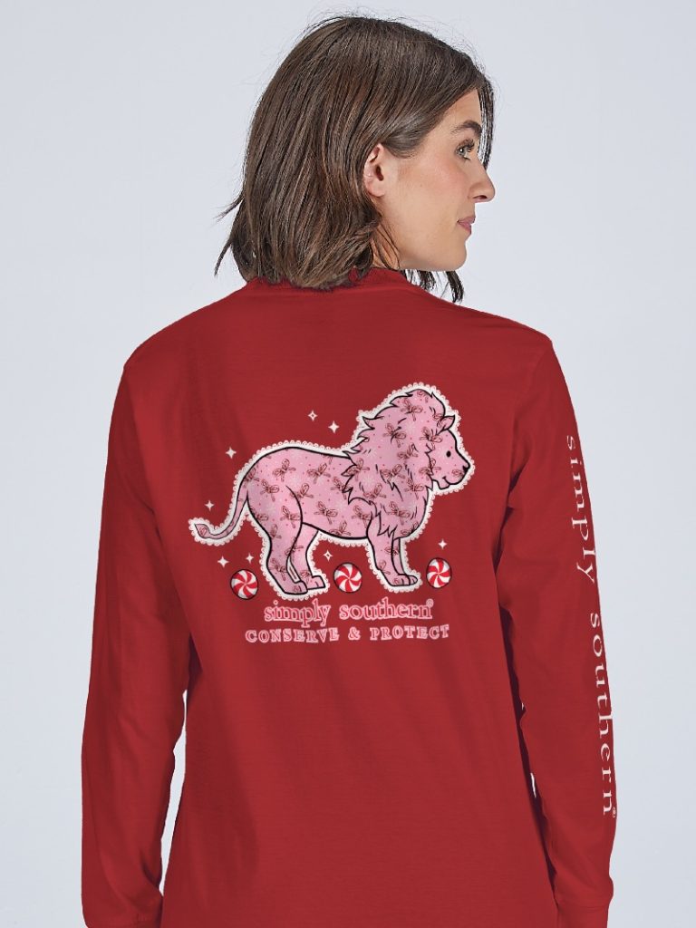 Youth Tracking Lion Candy Long Sleeve Tee