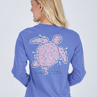 Track Turtle Tiny Floral (TINYFLR) Long Sleeve Tee