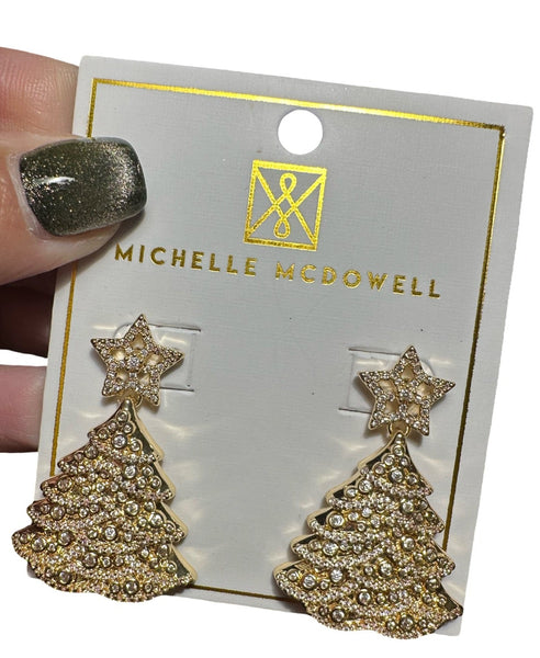 Celebrate the festive season with the Laura Earrings, a perfect accessory to add sparkle to your holiday wardrobe