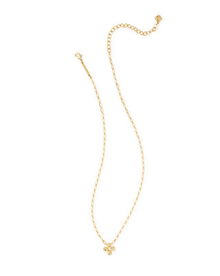 Design | Floral pendant with textured metal petals and a signature-shape mother of pearl stone center
Stone | Natural Mother of Pearl
Finish | Gold
Length | 16" chain with a 3" extender for an adjustable fit
Pendant | 0.47"L x 0.46"W
Style | Short pendant, perfect for layering or wearing solo