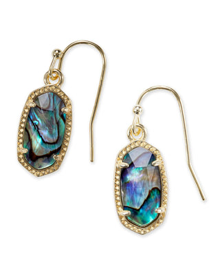 Finish | Gold tone
Material | Abalone Shell
Design | Dainty signature oval silhouette
Dimensions | 0.63" L x 0.38" W
Closure | Earwire
Feel | Lightweight