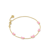 Lillia Butterfly Gold Strand Bracelet - Pink Enamel
Kendra Scott