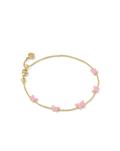 Lillia Butterfly Gold Strand Bracelet - Pink Enamel
Kendra Scott
