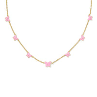 Lillia Butterfly Gold Strand Necklace - Pink Enamel
Kendra Scott