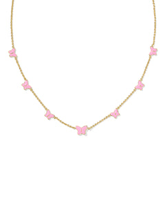 Lillia Butterfly Gold Strand Necklace - Pink Enamel
Kendra Scott