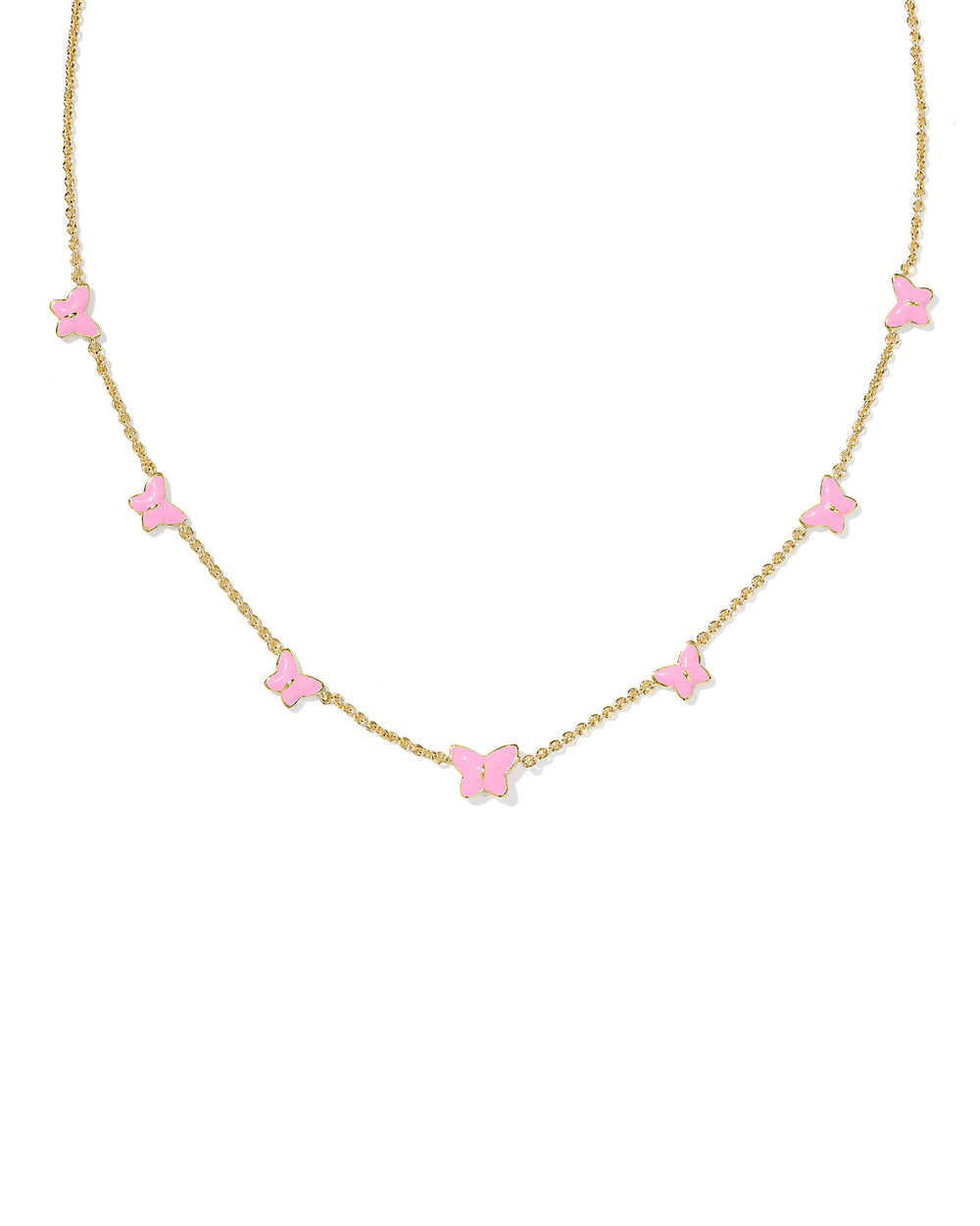 Lillia Butterfly Gold Strand Necklace - Pink Enamel
Kendra Scott